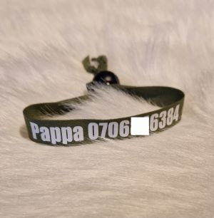 Id-armband i olika färger - personligt säkerhetsarmband för barn