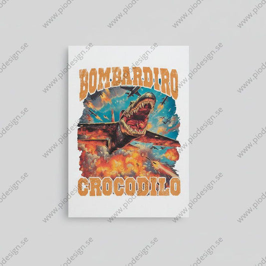 Bombadiro Crocodilo - Brainrot Posters A4