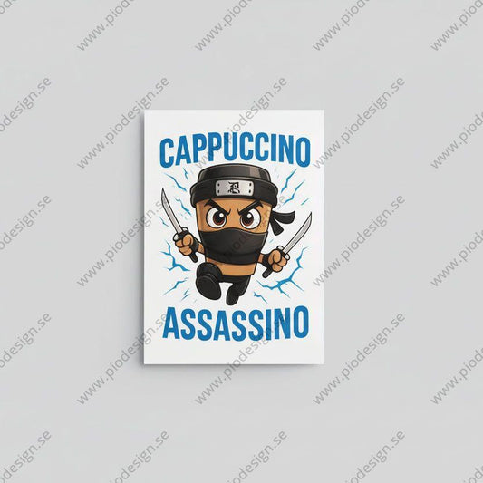 Cappuccino Assassin - Brainrot Posters A4