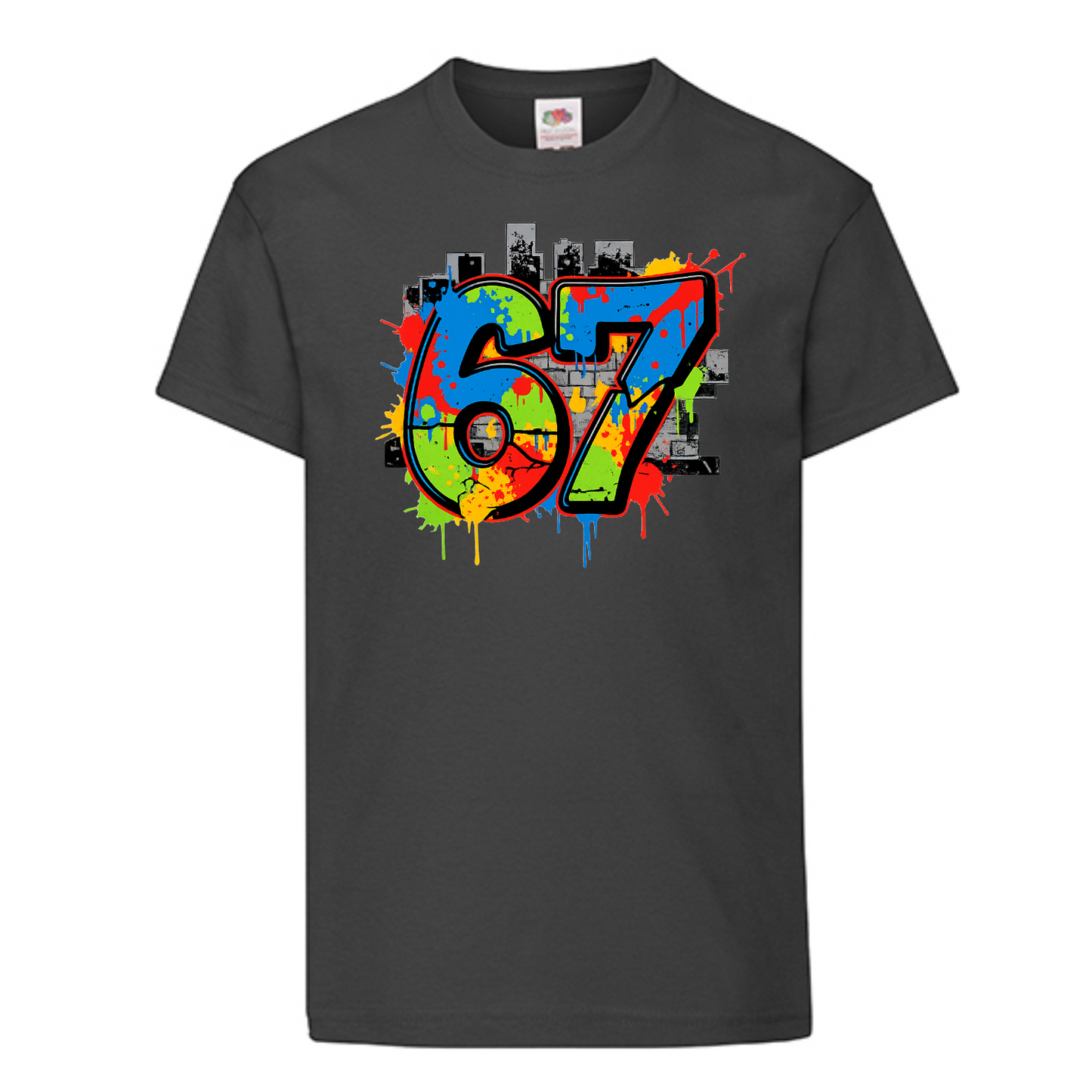 Six Seven T-shirt Färglad - Kortärmad Jersey 100% Bomull