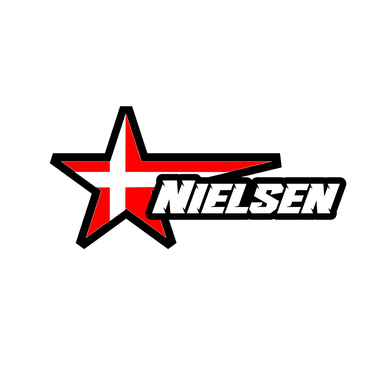 Namndekal med Danska flaggan