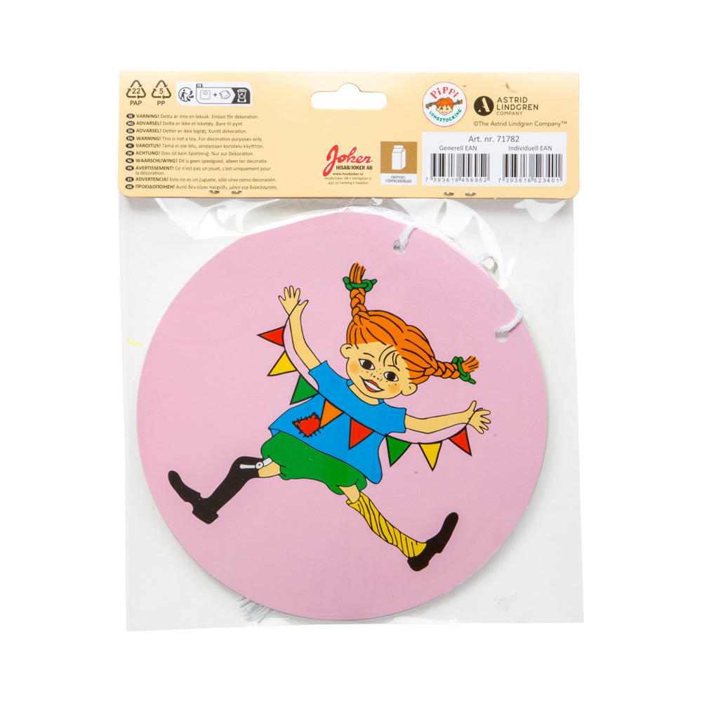 Pippi Långstrump - Pappersbanner 3m