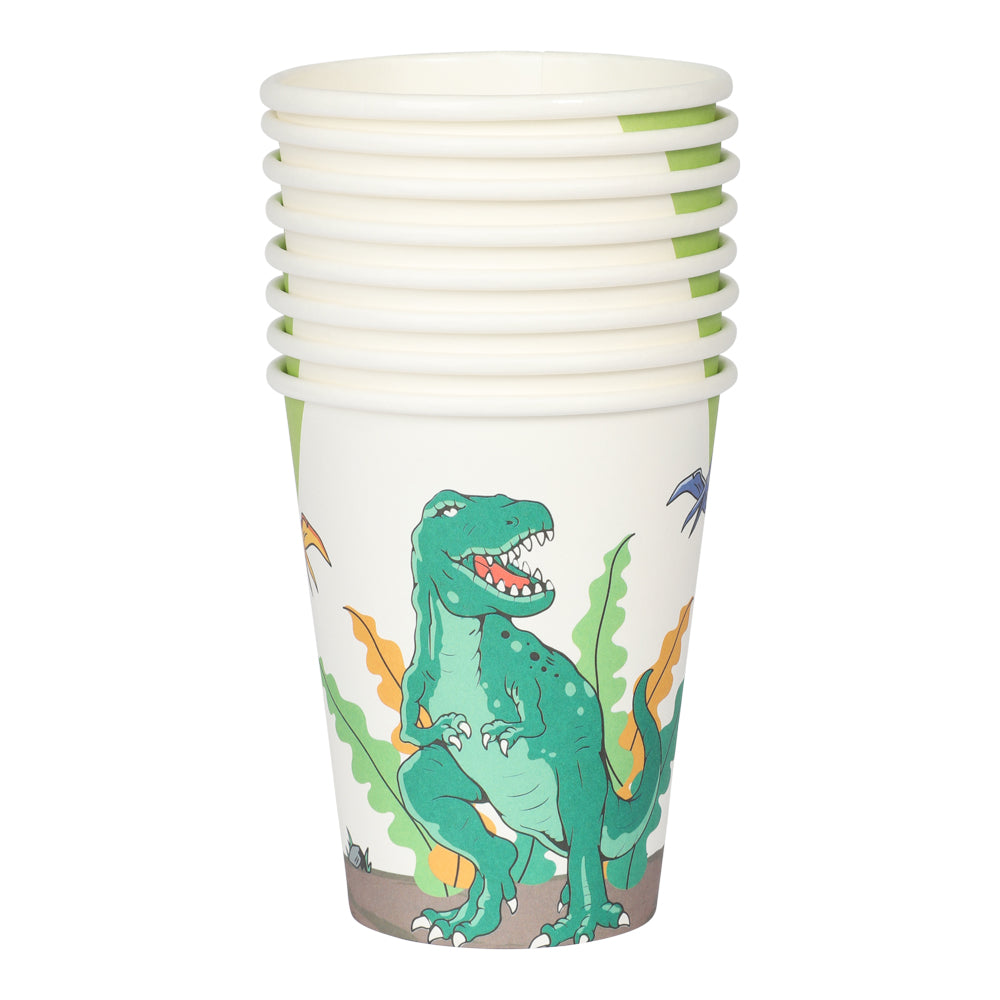 Dinosaurie - Pappersmuggar 8-pack