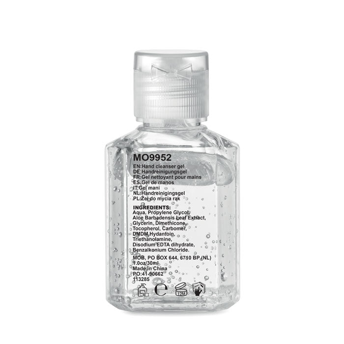 Alkoholfri handrengöringsgel 30 ml med fliplock