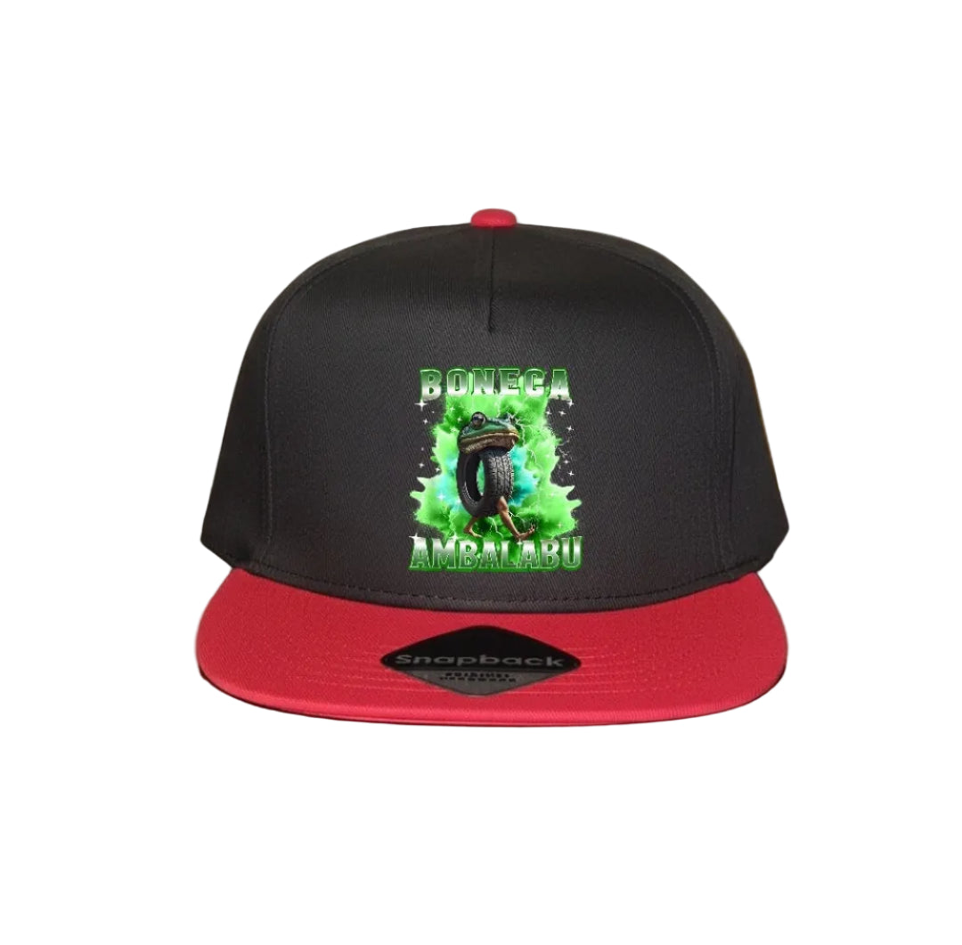 Snapback Cap Red Kids - Boneca Ambalabu - 3 Motifs to choose from