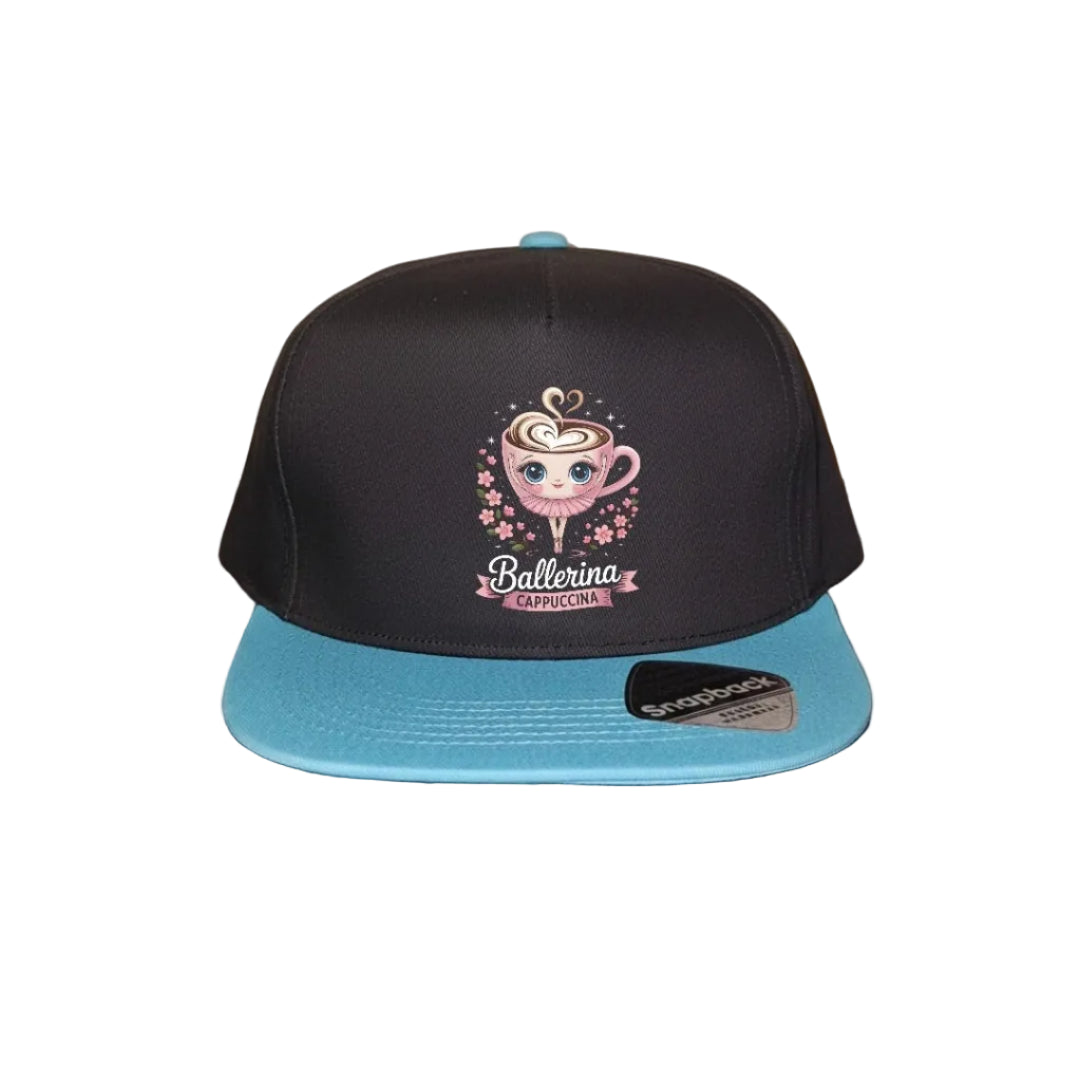 Snapback Cap Blue Kids - Ballerina Cappuccina - 3 Designs to choose from