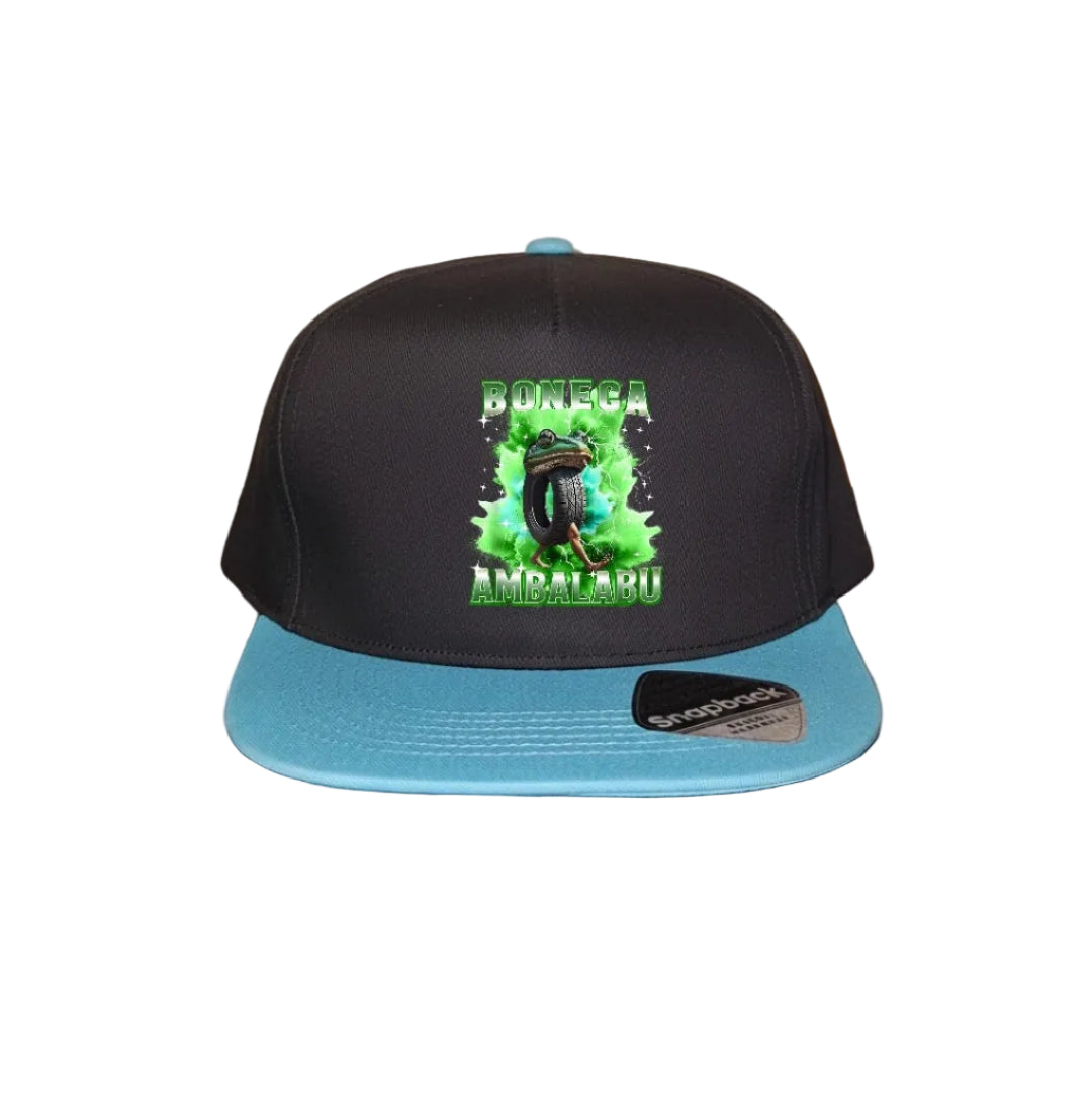 Snapback Cap Blue Kids - Boneca Ambalabu - 3 Motifs to choose from