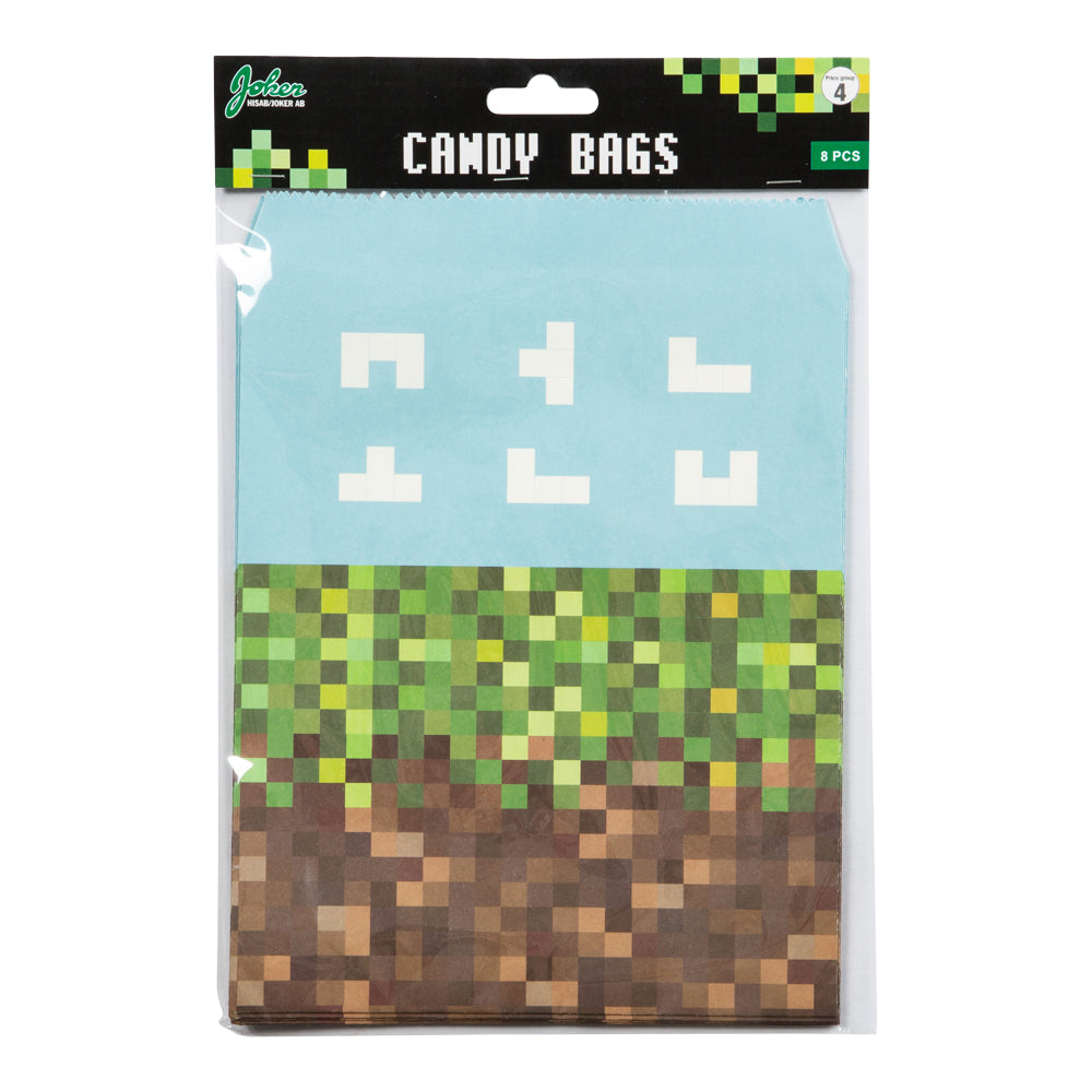 Pixel Level Up - Kalaspåsar 8-pack