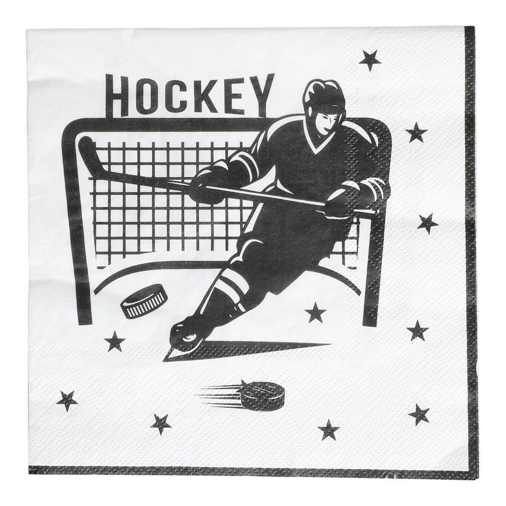 Hockey - Pappersservetter 16-pack