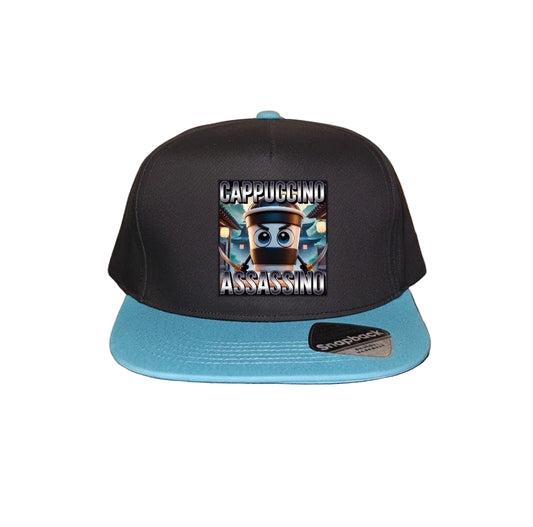 Blue Snapback Cap for Kids - Assassino Cappuccino - 6 Designs to choose from
