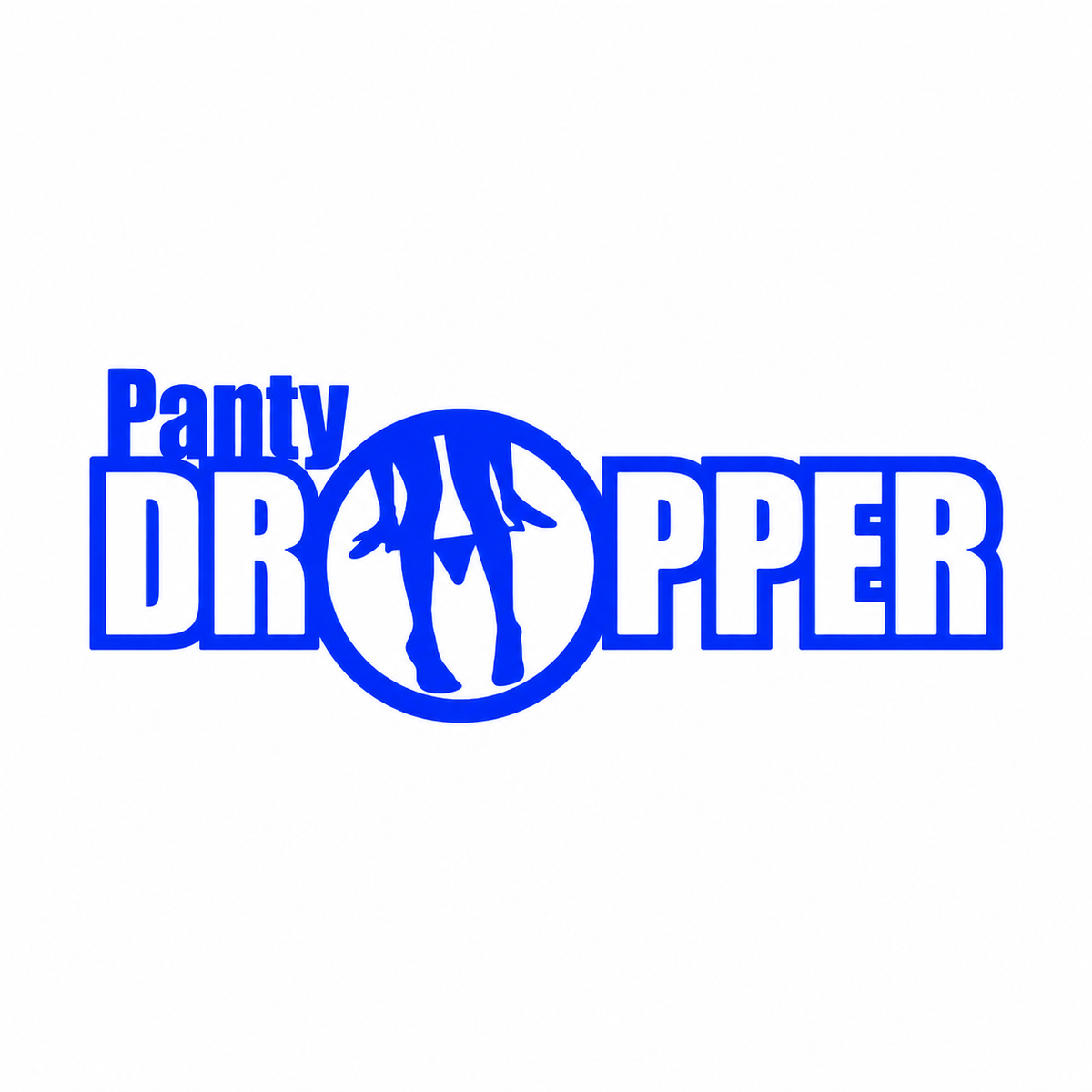 Panty Dropper med cirkelmotiv – utskuren dekal