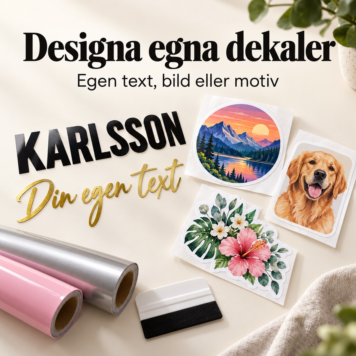 Designa egna dekaler