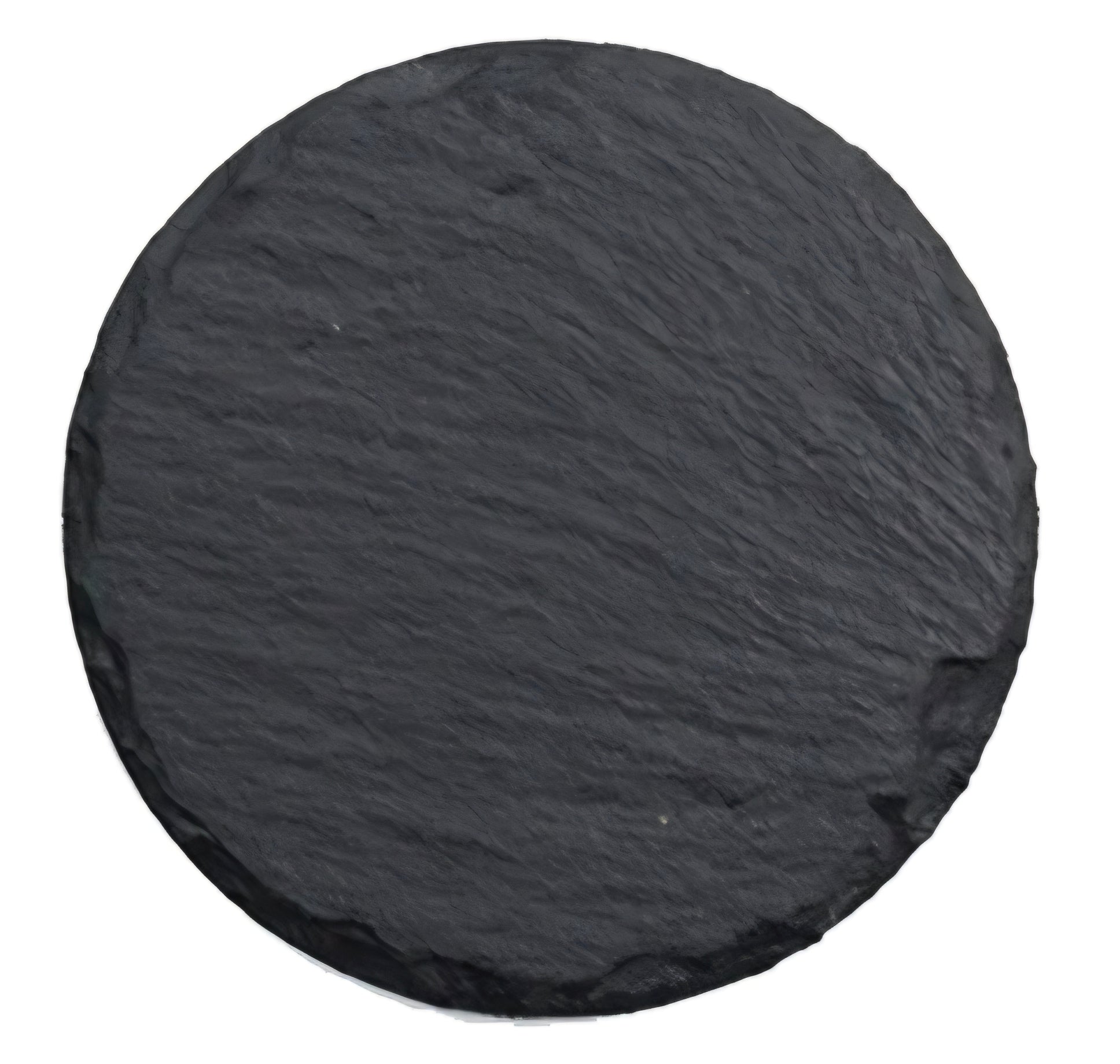 Rund skifferunderlägg