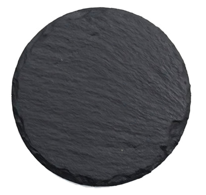 Rund skifferunderlägg