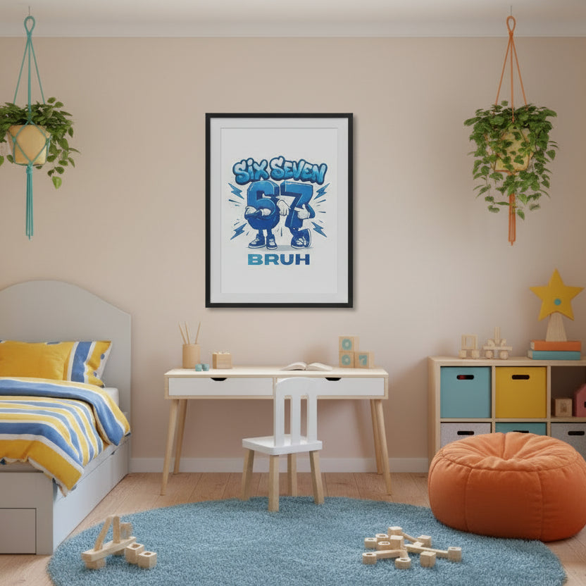 Six Seven - Brainrot Poster A4