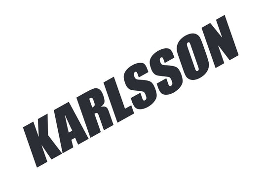 Stor bilsidodekal 120cm med versaler för folkrace, rallybil eller personbil