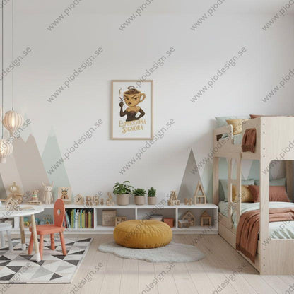 Espressona Signora - Brainrot Posters A4