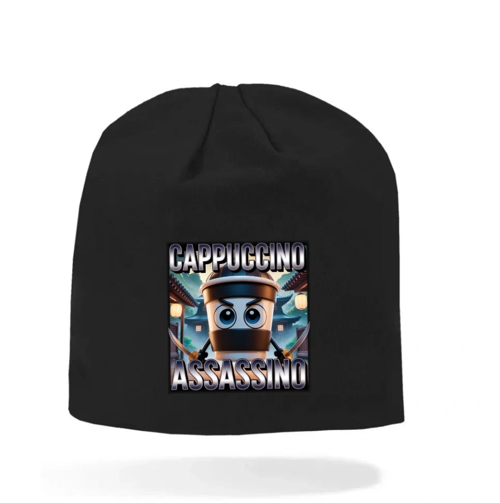 Brainrot kids' hat - Cappuccino Assasino