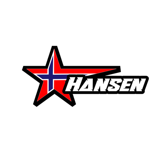 Namndekal med Norska flaggan