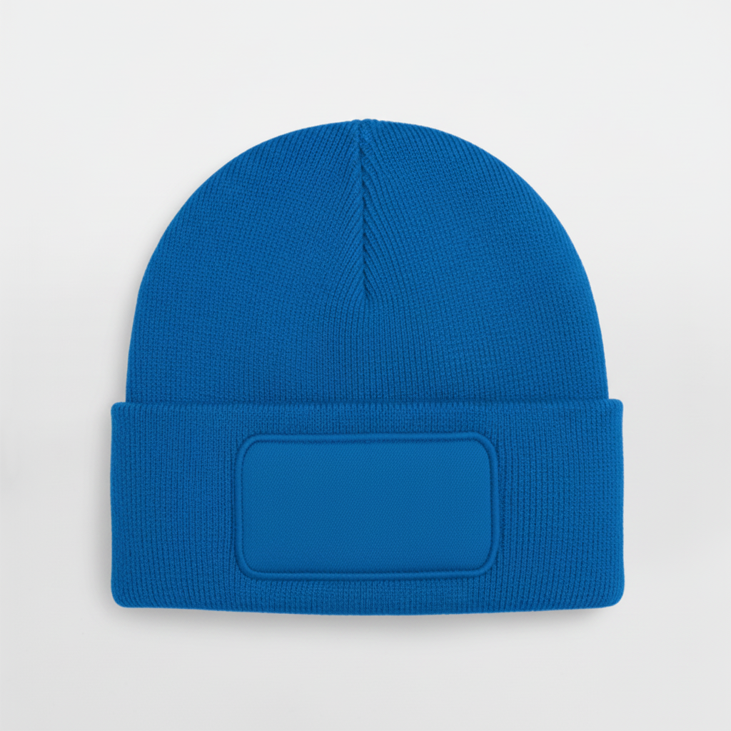 Bright royal blue beanie