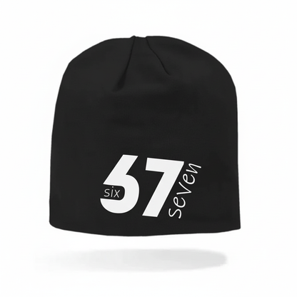 Mössa med rakt Six Seven-tryck