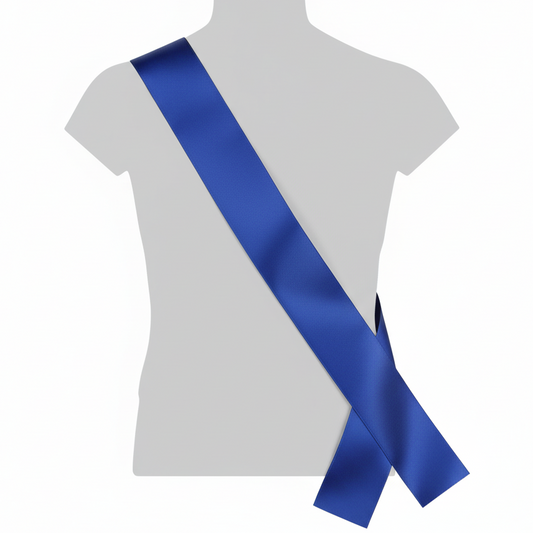 Ordensband på silhuett med raka kanter