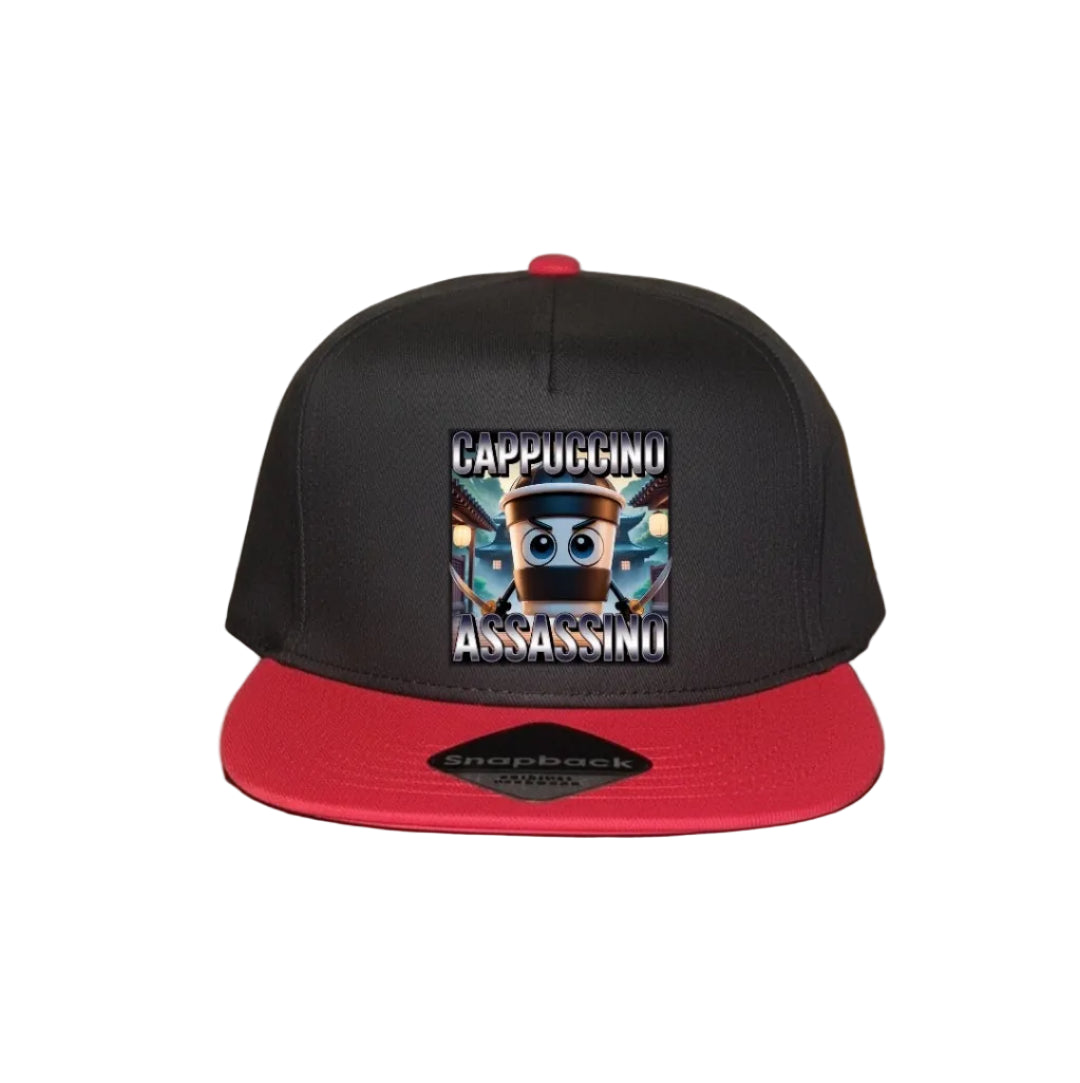 Red Snapback Cap Kids - Cappuccino Assassino - 6 Motifs to choose from