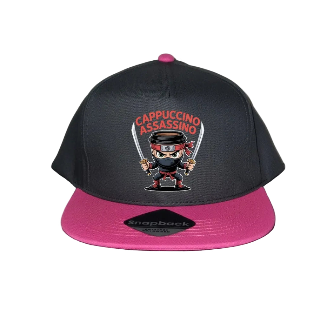 Pink Snapback Cap for Kids - Assassino Cappuccino - 6 Designs to Choose From