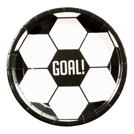 Fotboll - Papperstallrik 8-pack