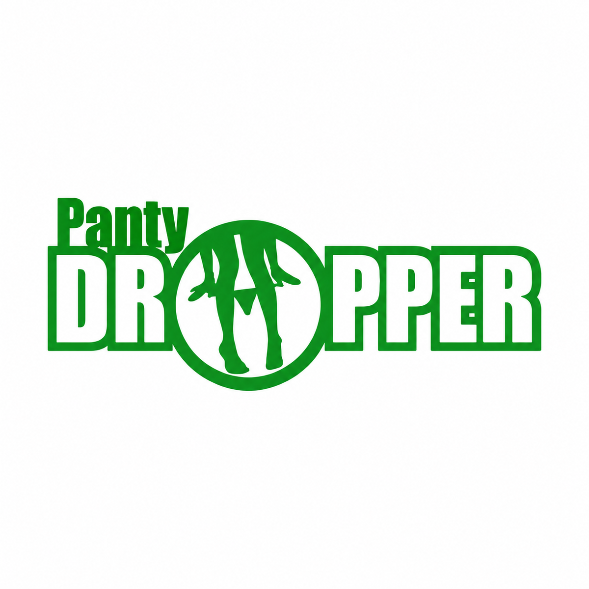 Panty Dropper med cirkelmotiv – utskuren dekal