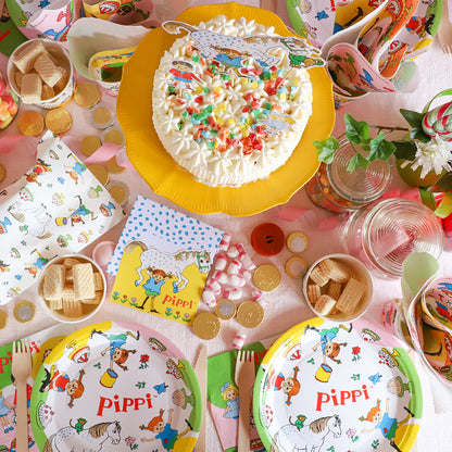 Pippi Långstrump - Tallrik 8-pack 23cm