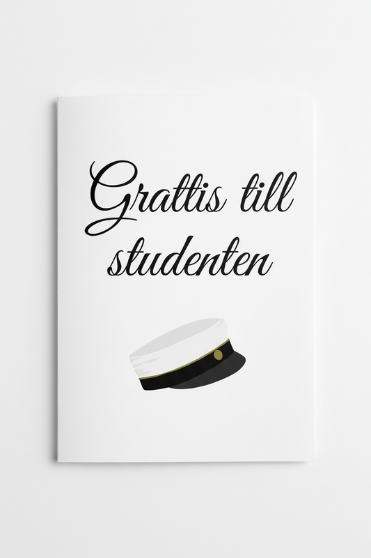 Gratulationskort - enkel