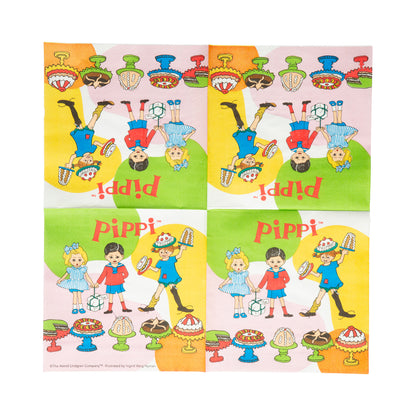 Pippi Långstrump - Servetter 33× 33cm 16-pack