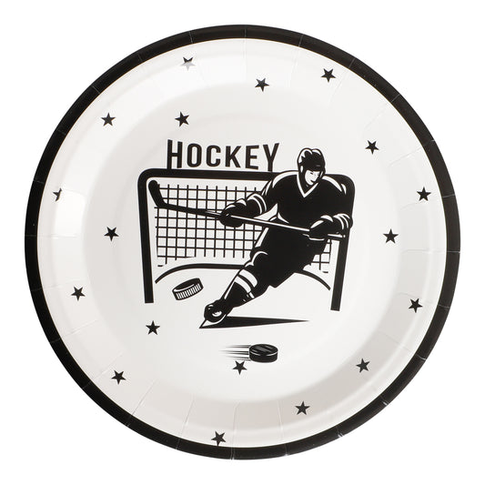 Hockey - Pappertallrikar 8-pack