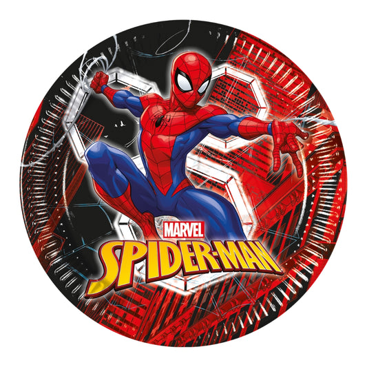 Spiderman - Tallrik 23cm 8-pack