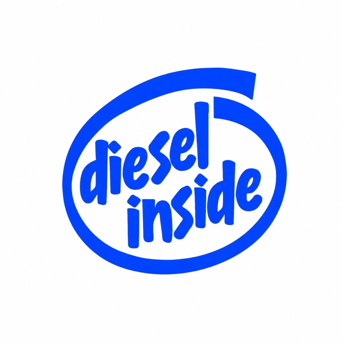 Diesel Inside – utskuren dekal