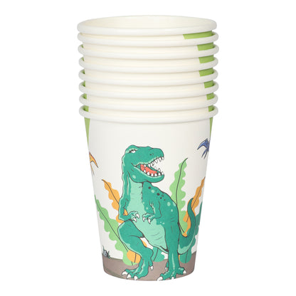 Dinosaurie - Pappersmuggar 8-pack
