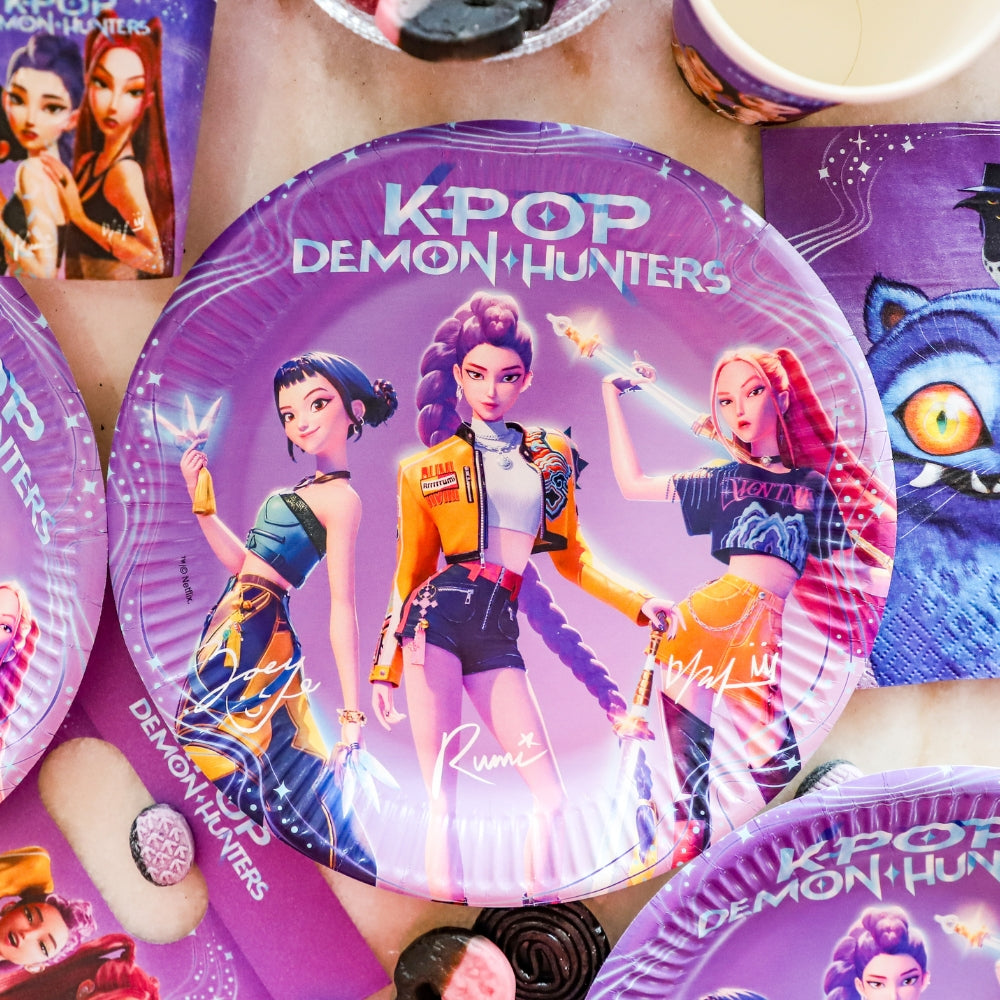 K-pop Demon Hunter Tallrik 8-pack 23cm