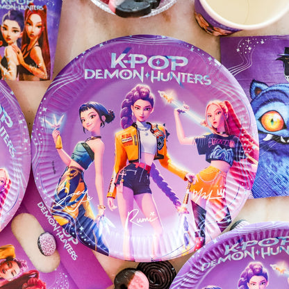 K-pop Demon Hunter Tallrik 8-pack 23cm