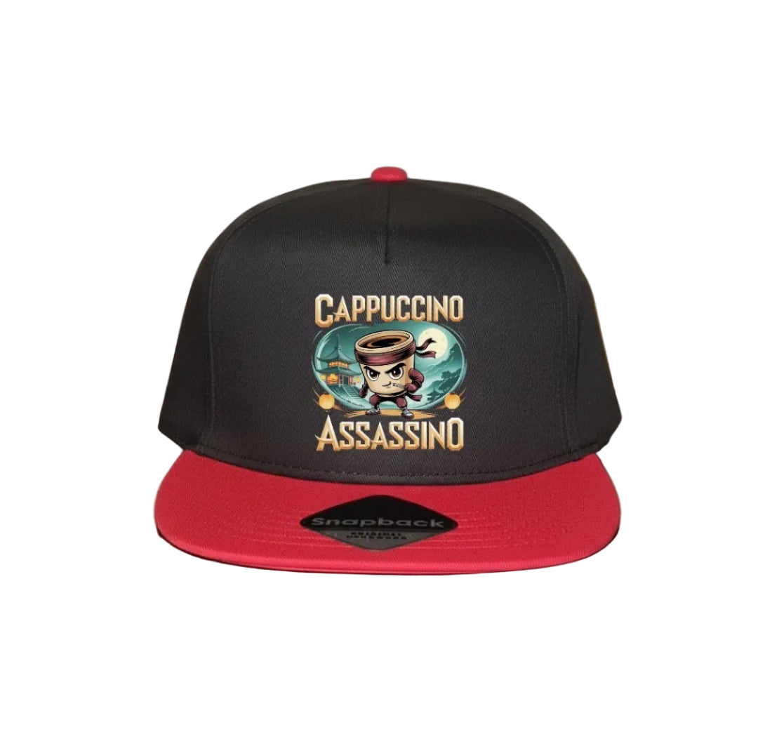 Red Snapback Cap Kids - Cappuccino Assassino - 6 Motifs to choose from
