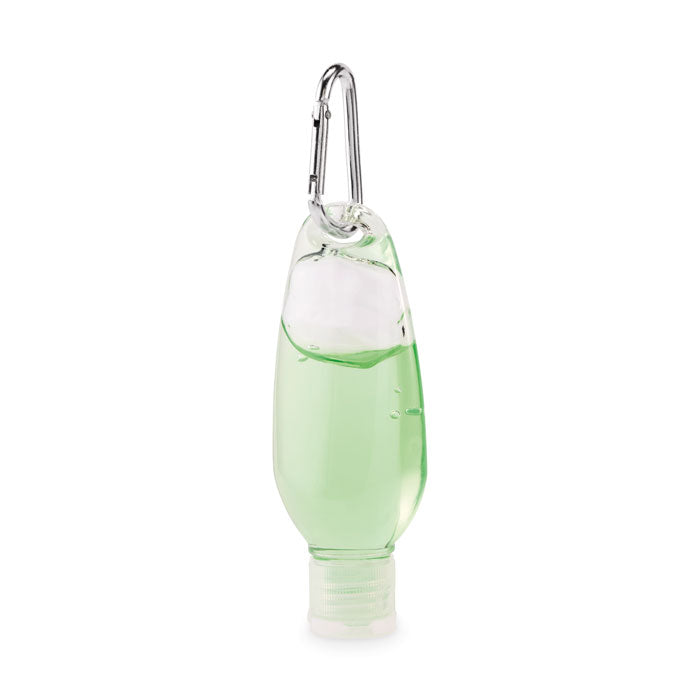Aloe vera gel 50 ml med karbinhake – Påfyllningsbar flaska