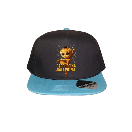 Snapback Cap Blue Kids - Ballerina Cappuccina - 3 Designs to choose from