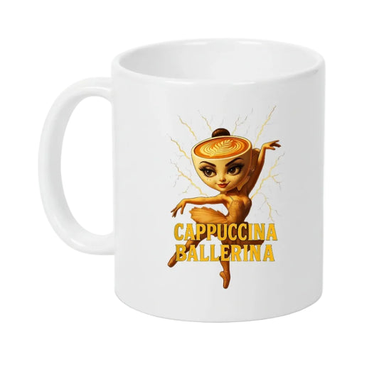 Brainrot Mug 325ml - Cappuccino Ballerina