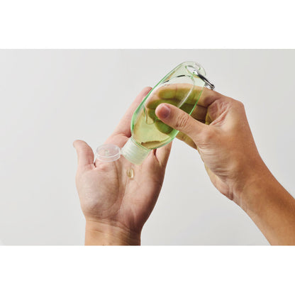 Aloe vera gel 50 ml med karbinhake – Påfyllningsbar flaska