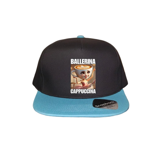 Snapback Cap Blue Kids - Ballerina Cappuccina - 3 Designs to choose from