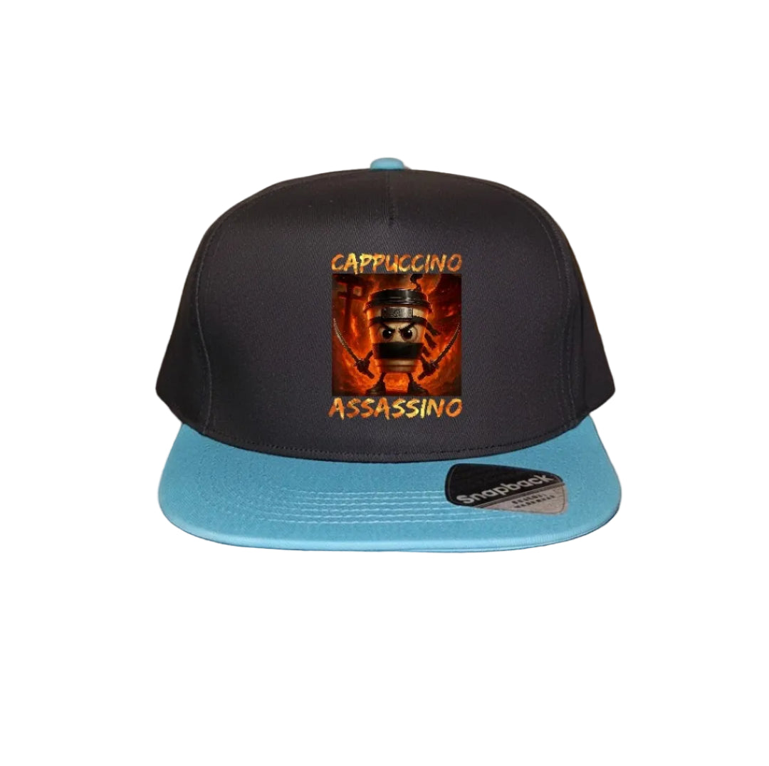 Blue Snapback Cap for Kids - Assassino Cappuccino - 6 Designs to choose from
