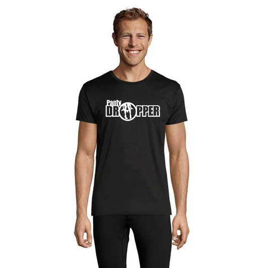 Panty Dropper T-shirt – kaxigt tryck med silhuett