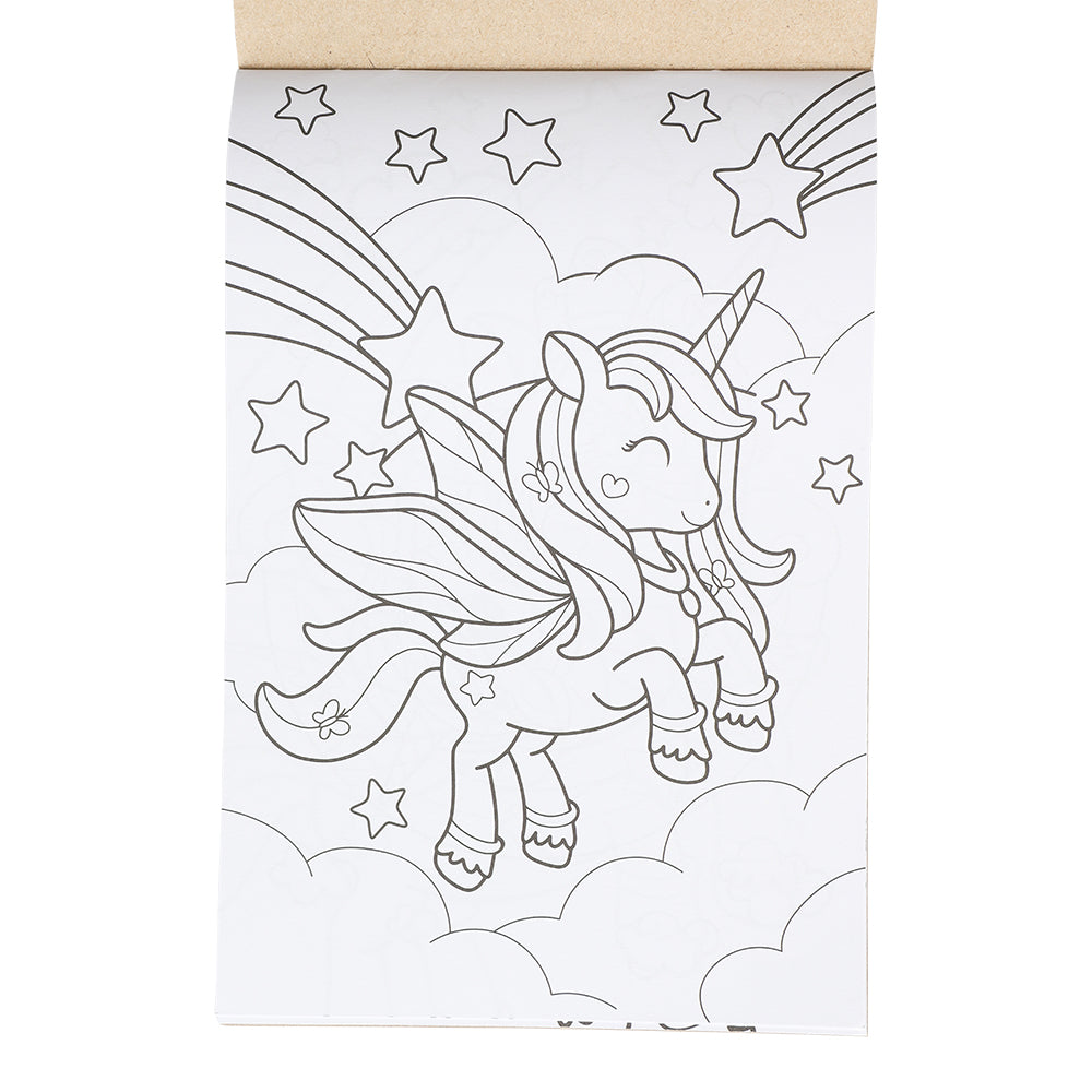 Målarbok 2-pack - Unicorn