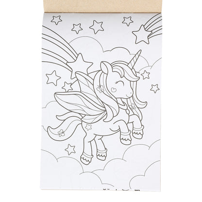 Målarbok 2-pack - Unicorn