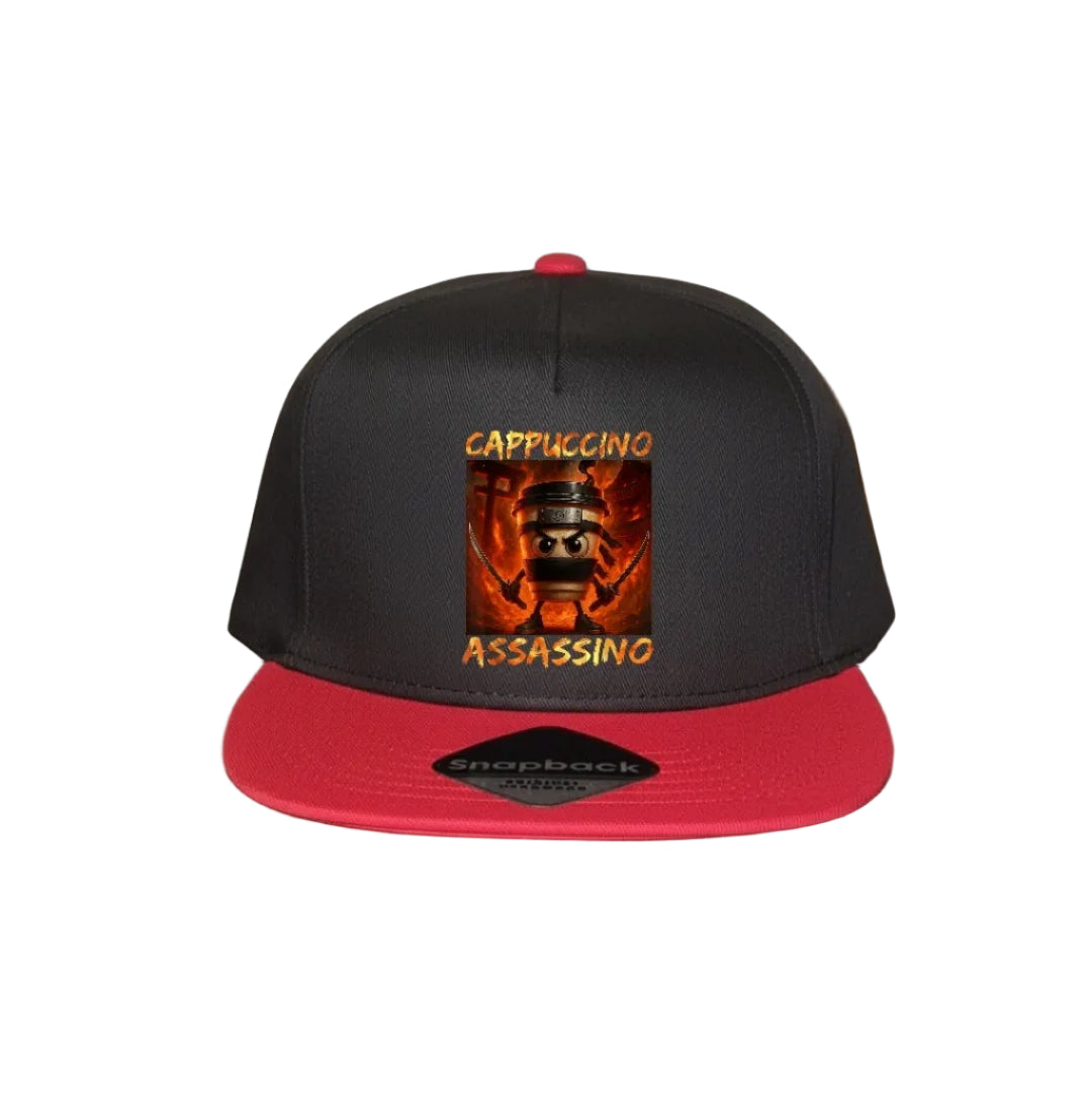 Red Snapback Cap Kids - Cappuccino Assassino - 6 Motifs to choose from
